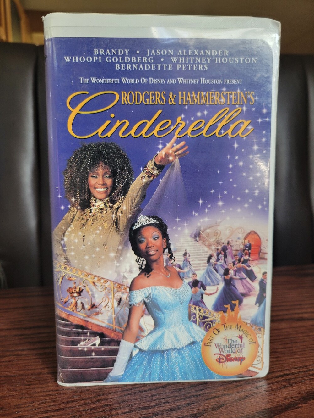 Disney Rodgers & Hammerstein’s Cinderella VHS 1997 Brandy Whitney Houston